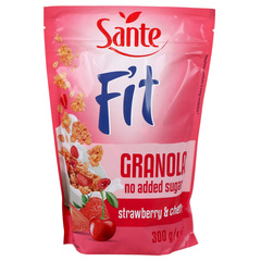 Sante Fit Granola Strawberry & Cherry No Added Sugar 300g