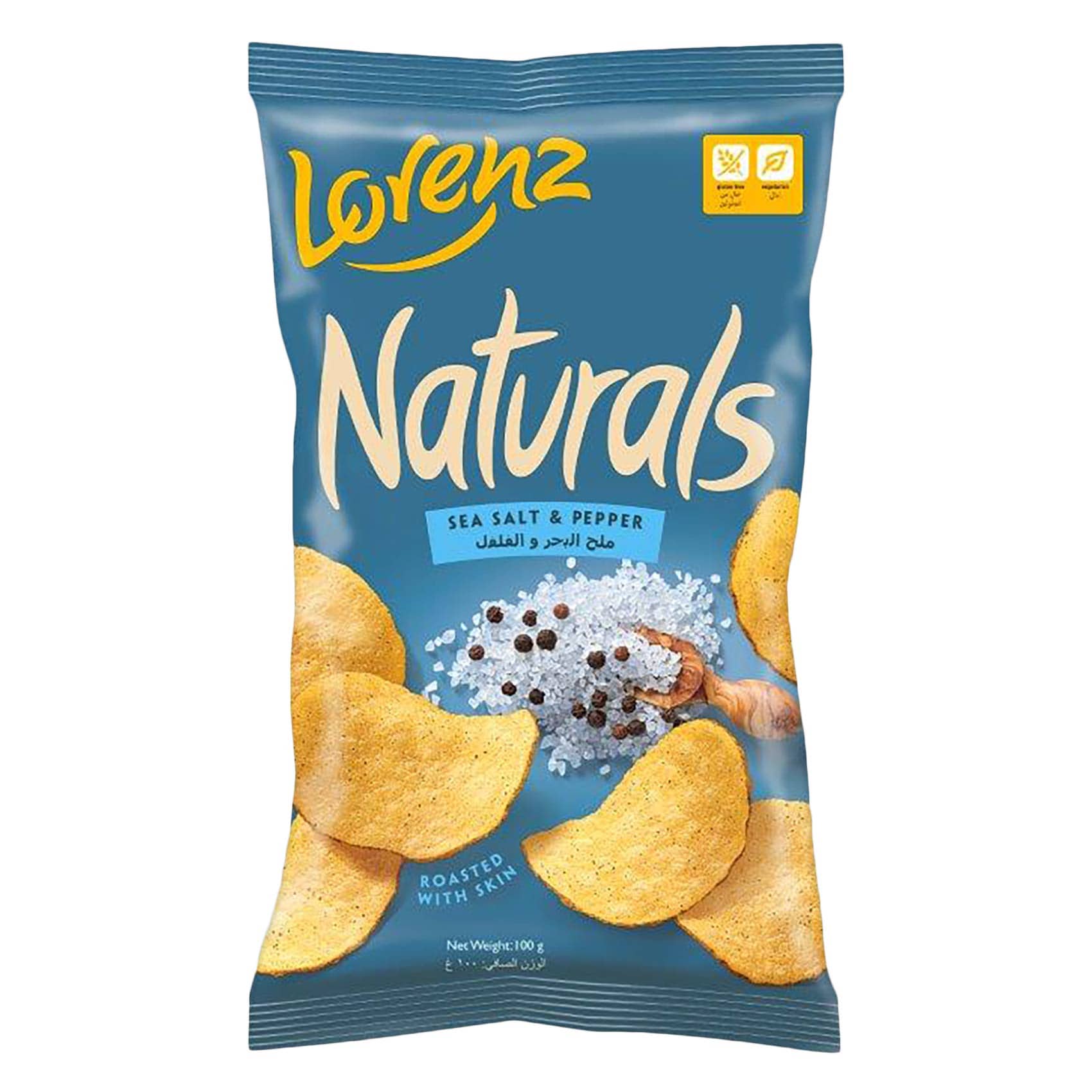 Lorenz Naturals Sea Salt & Pepper Chips 100g