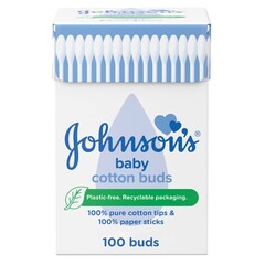 Johnson's Baby Cotton Buds, Box of 100 sticks