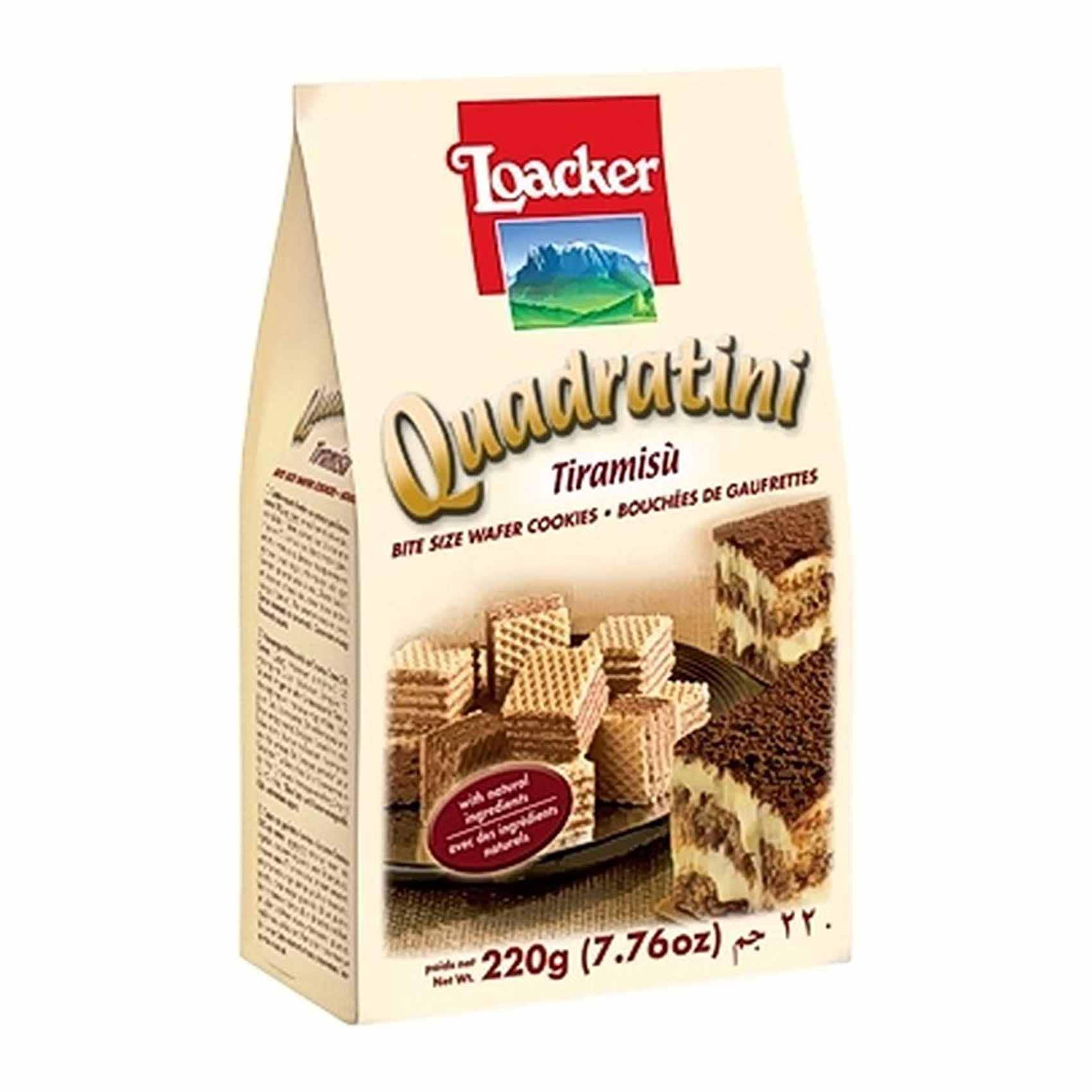 Loacker Tiramisu Wafer Bag 220g