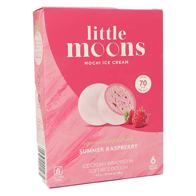 Raspberry Ice Cream Mochi