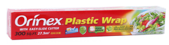 Orinex Plastic Wrap with Easy-Slide Cutter (300 Sq. Ft.) 1pc