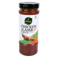 Bibigo Chicken & Lamb Sauce Hot & Spicy 490g