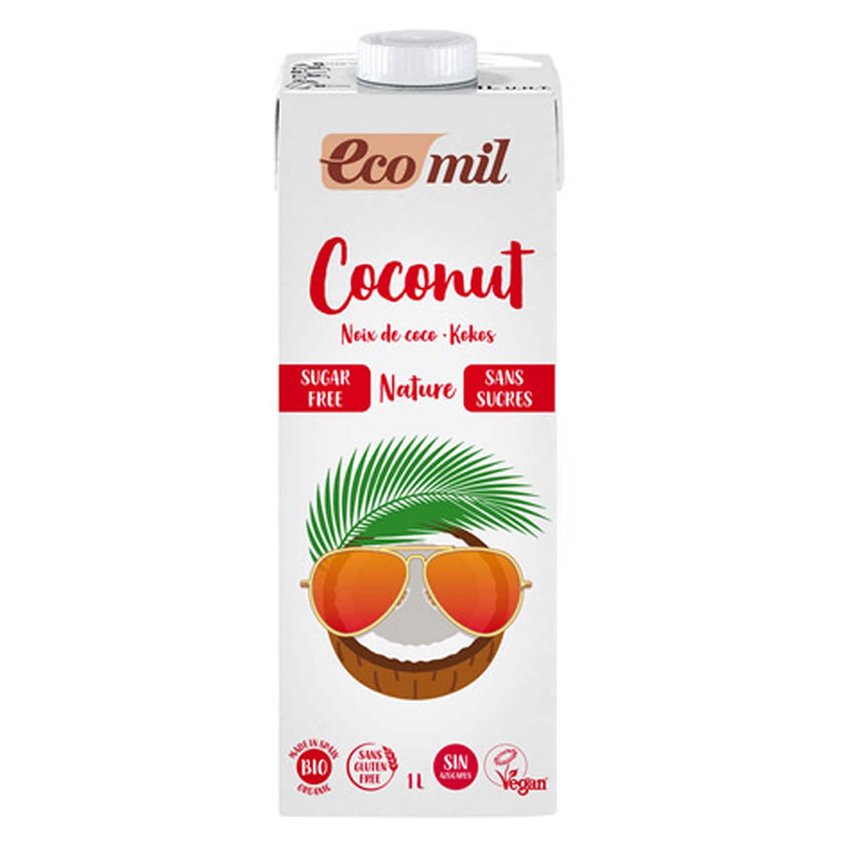 Ecomil Coconut Milk Sugar Free 1L