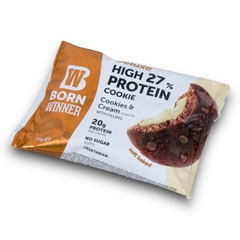 Born Winner Deluxe High Protein 27% Cookie Cookies & Cream Flavour with Filling 75g