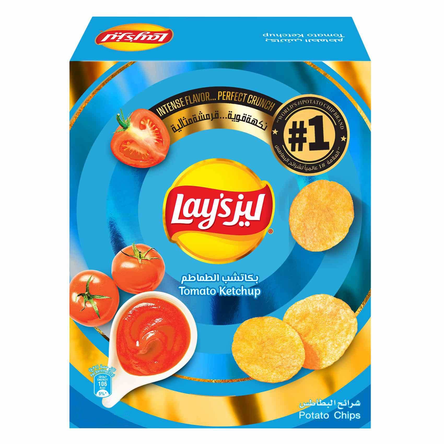 Lay's Tomato Ketchup Potato Chips 12packs