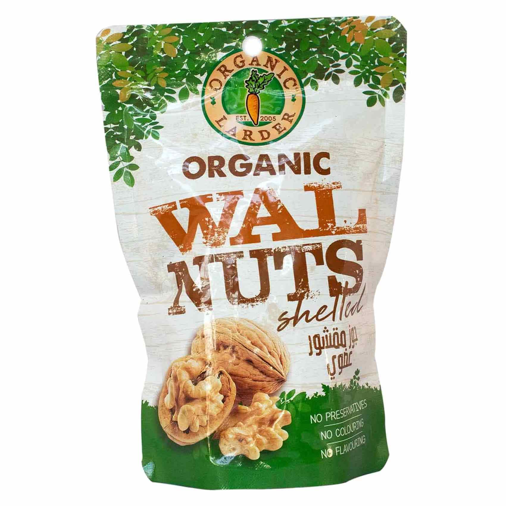 Organic Larder Shelled Walnuts 100g