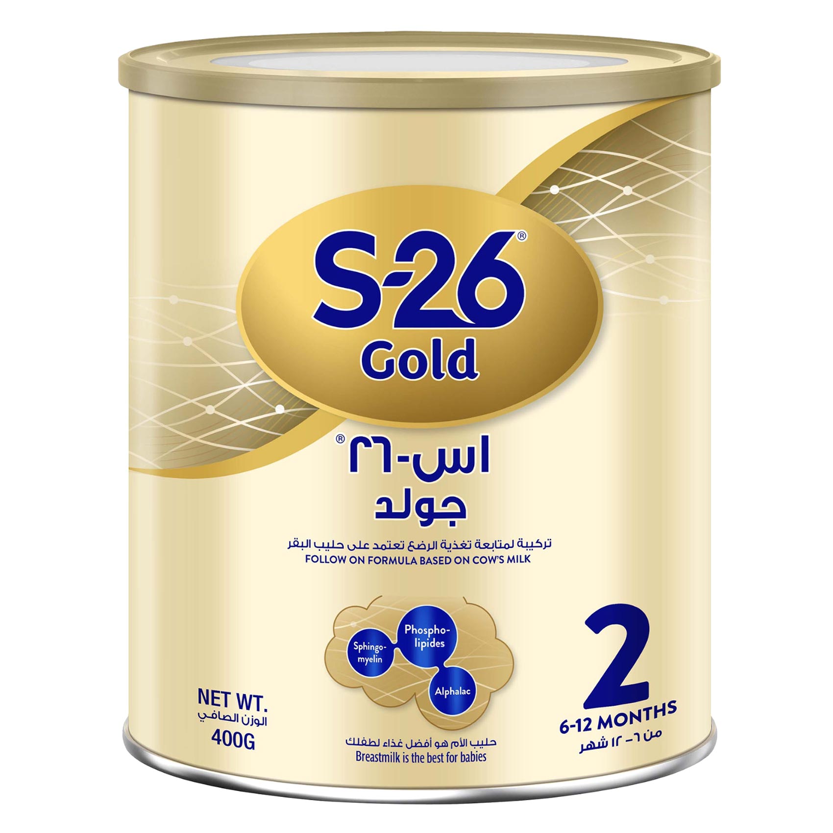S-26 Gold Stage 2 Growing-up Formula based on Cow's Milk (from 6-12 months) 400g