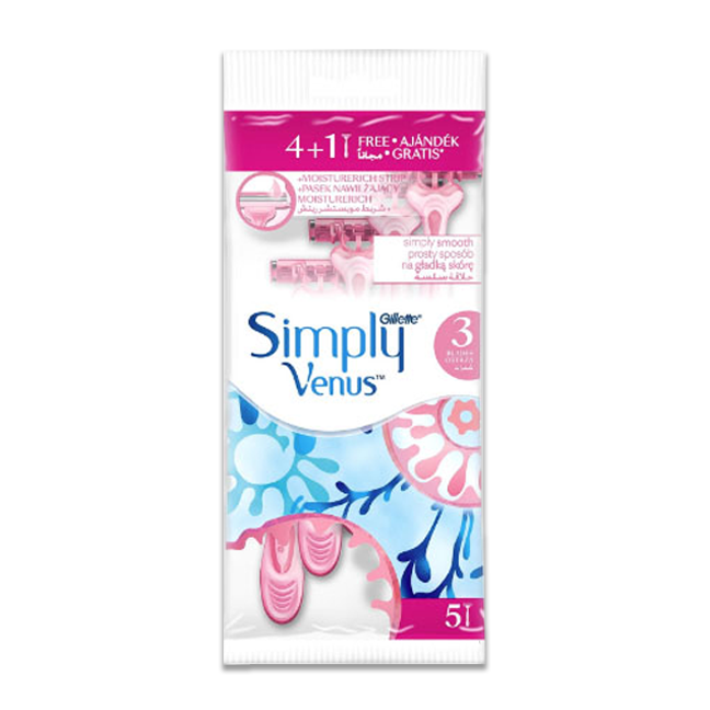 Simply Venus 3 Disposable Shaving Razors For Women