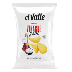 El Valle Gluten Free Vinegar & Salt Potato Chips 120g