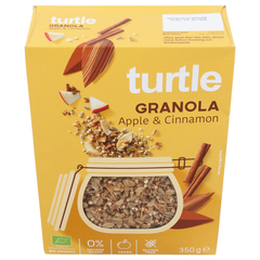 Turtle Granola Apple & Cinnamon Organic & Gluten Free 350g