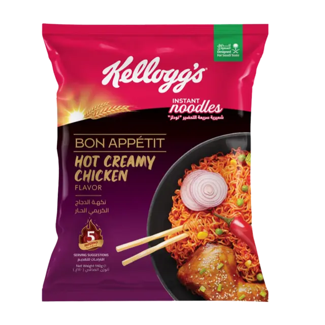 Hot Creamy Chicken Noodles