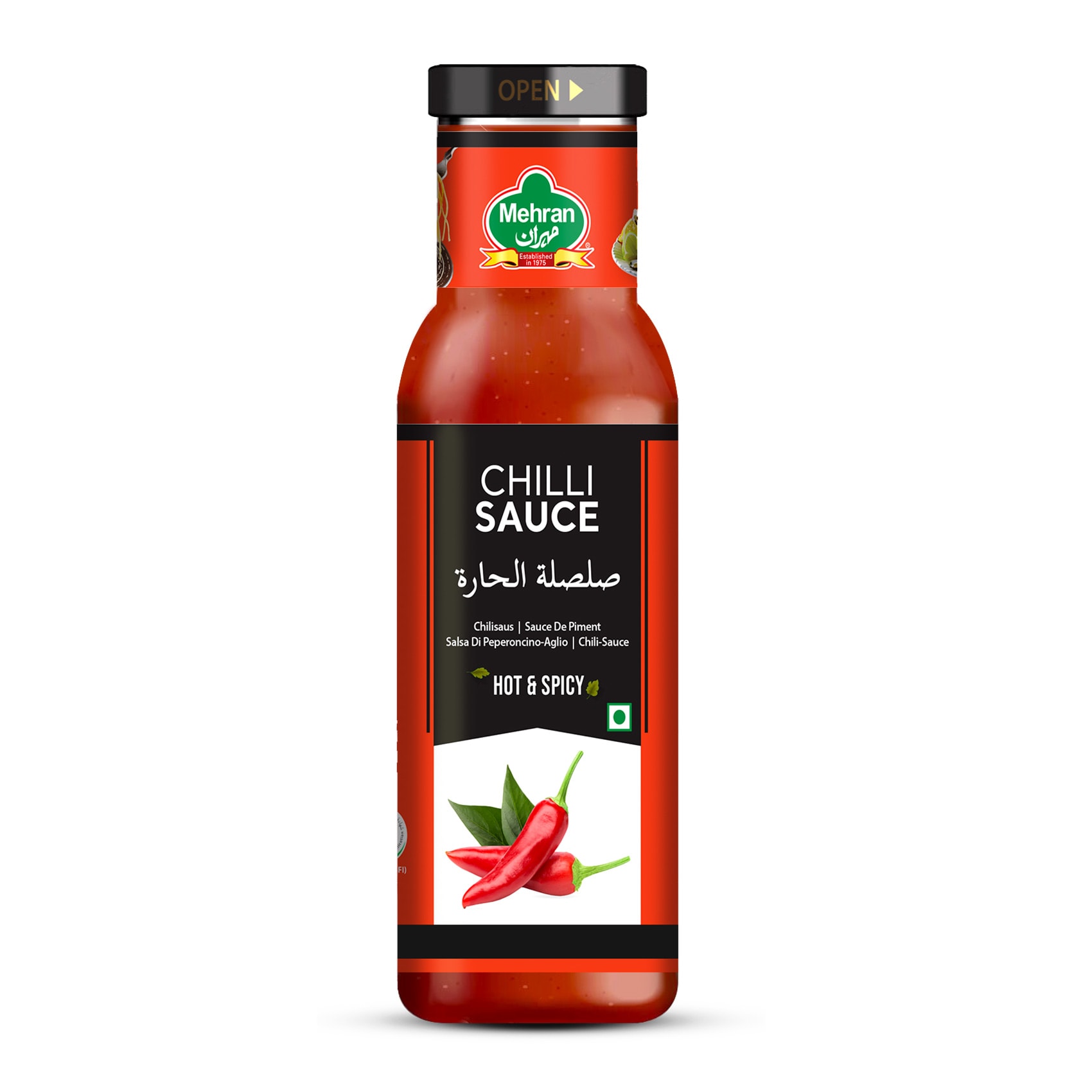 Mehran Hot And Spicy Red Chilli Sauce 290g