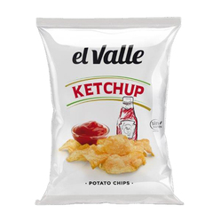El Valle Ketchup Flavoured Potato Chips 130g