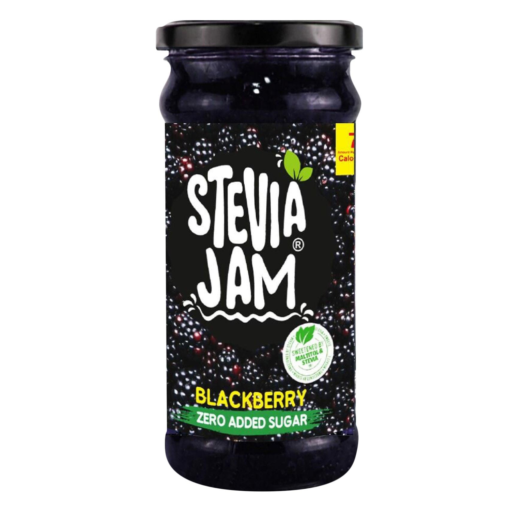 Stevia Jam Blackberry – Sweetened with Stevia & Maltitol – Zero Added Sugar – 350 g