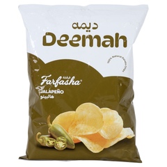 Deemah Farfasha Jalapeno Potato Chips 75g