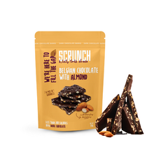 Scrunch Dark Chocolate With Almond 35g