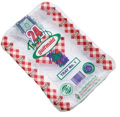 Gulfmaid Rectangle Plastic Tray (No. 1) 24pc