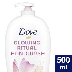 Dove Nourishing Secrets Glowing Ritual Hand wash with Lotus flower extract and Rice Milk 500ml