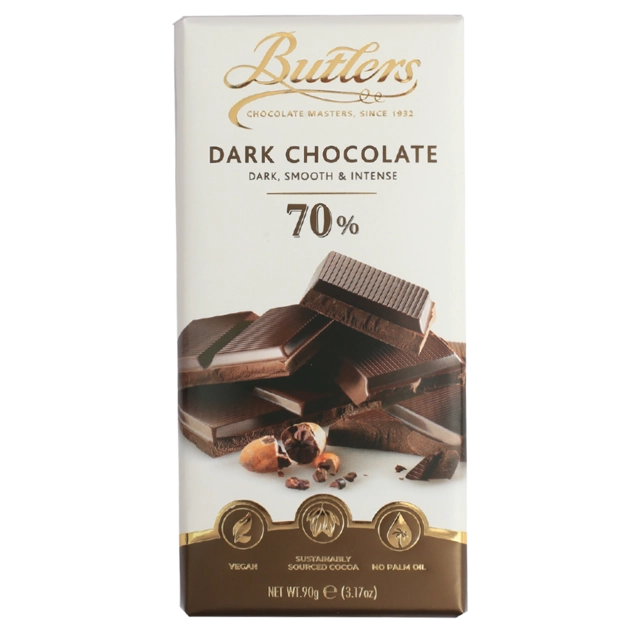 Dark Chocolate Bar 70% 90 G