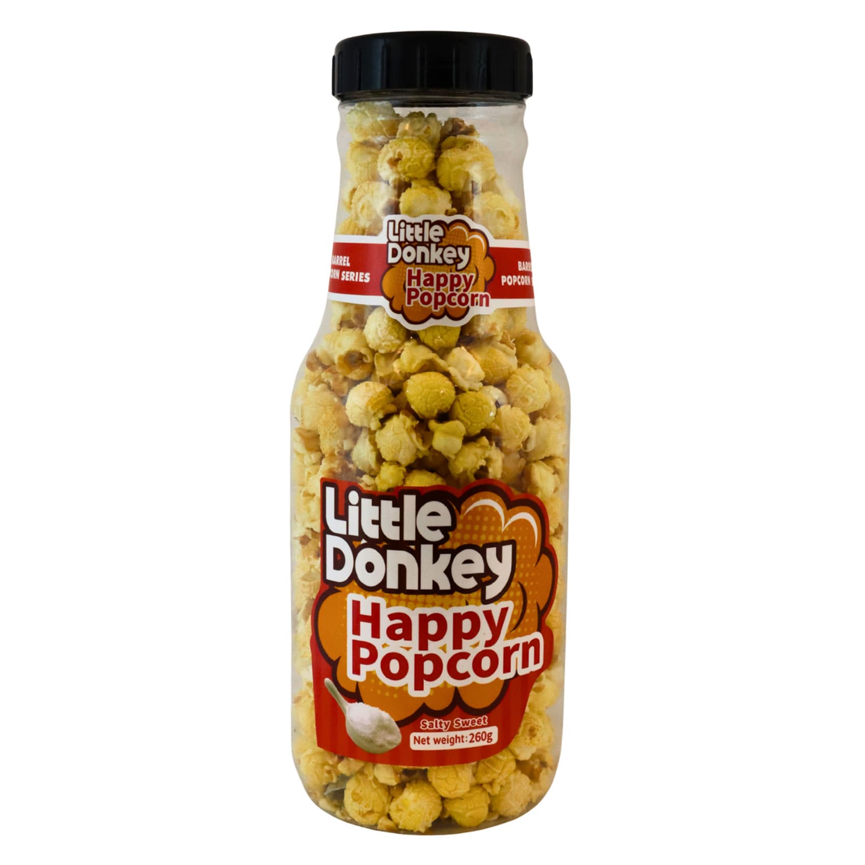 Little Donkey - Bottle Sweet & Salty Popcorn 260g