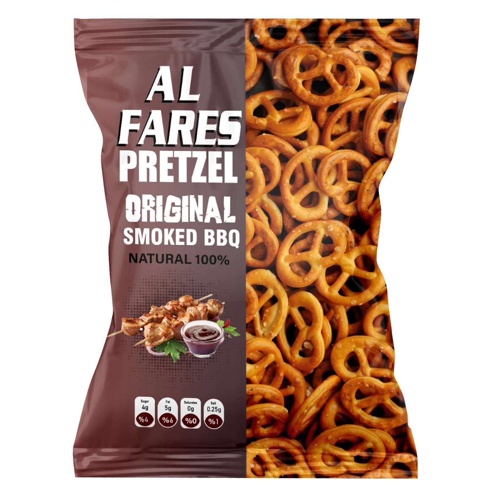 Alfares Pretzel Smoked BBQ 120g