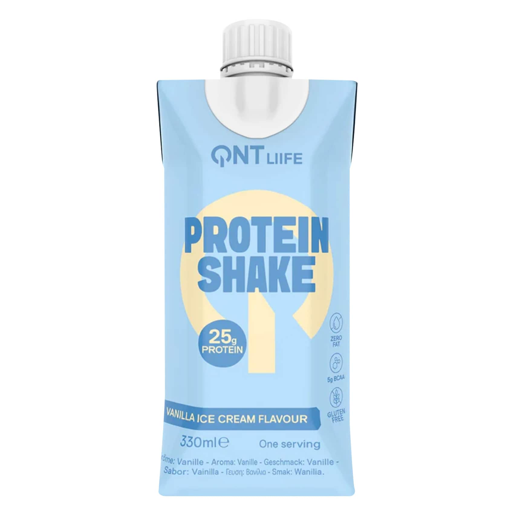 Qnt Liife - 25g Protein Shake Vanilla Ice Cream Flavor 330ml