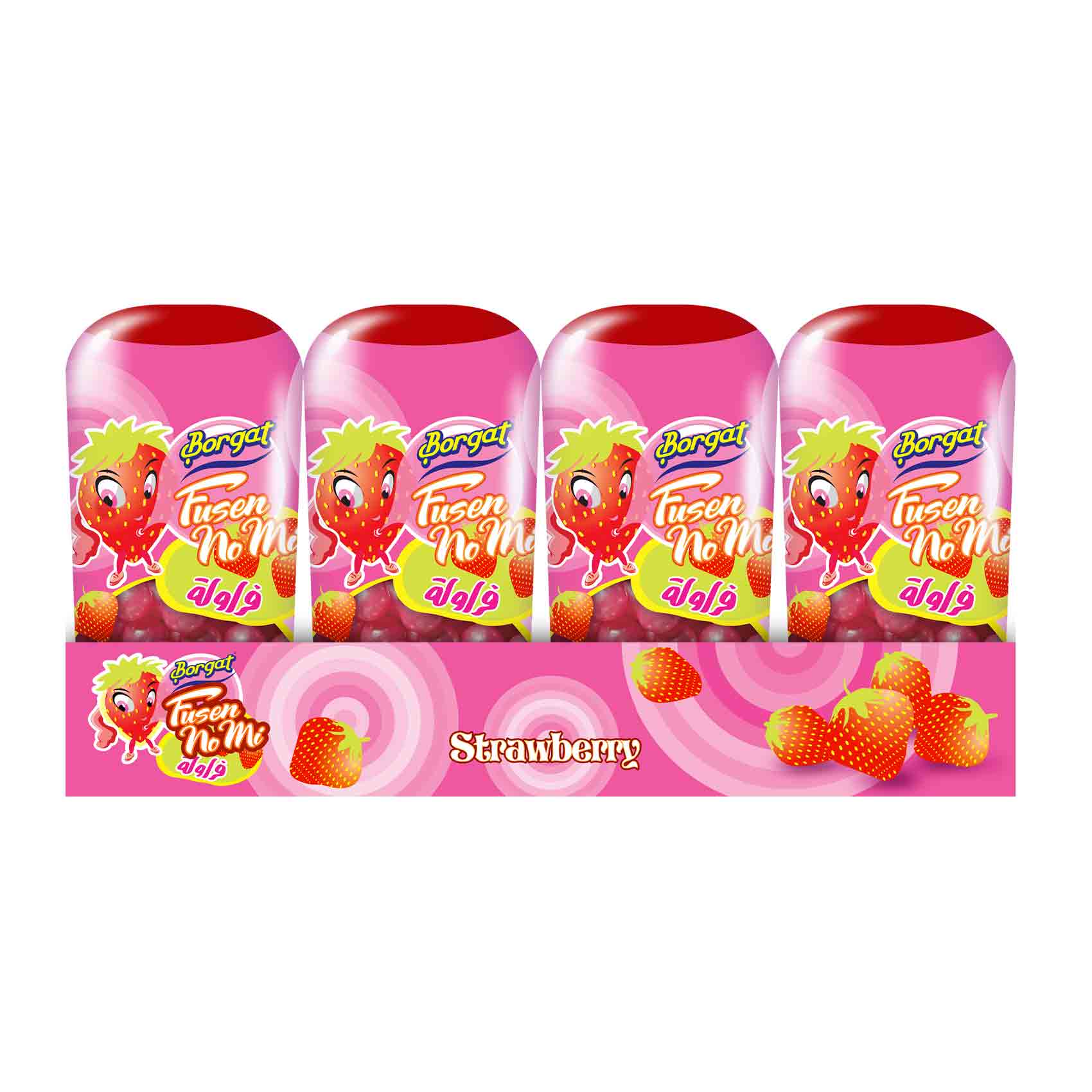 Borgat Fusen No Mi Strawberry 15g