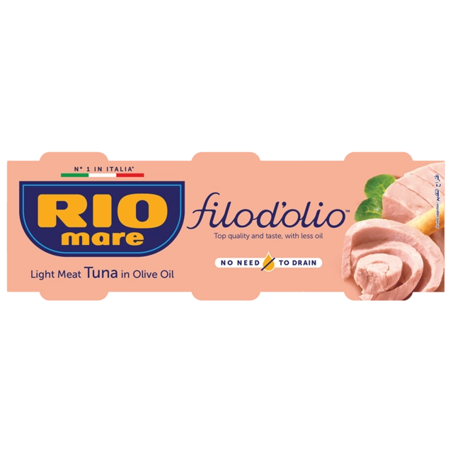 Tuna Filodolio Light In Olive Oil-4 X 65 G