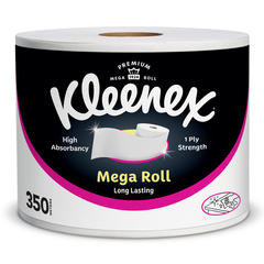 Kleenex Multi Purpose Mega Roll High Absorbency Towels 350m 1Roll