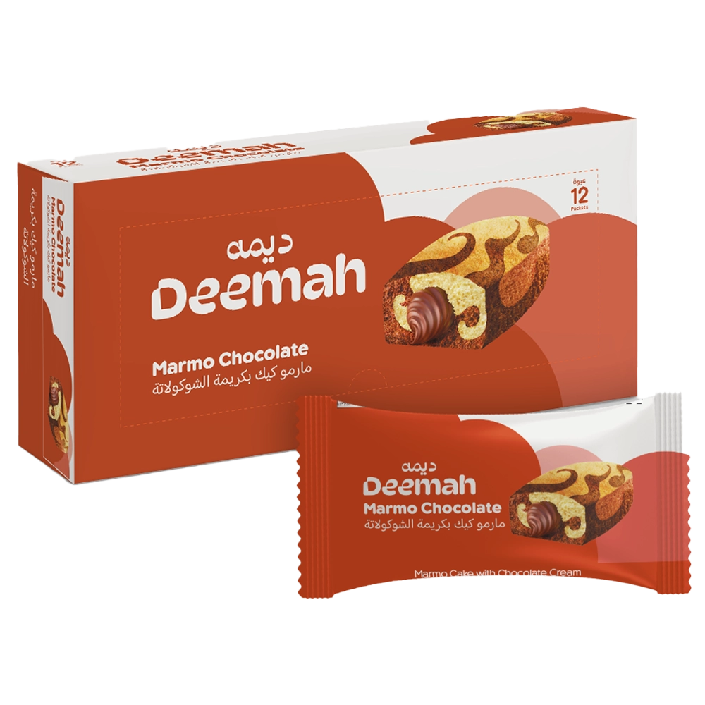 Marmo Cake With Chocolate Cream-12 × 27 G