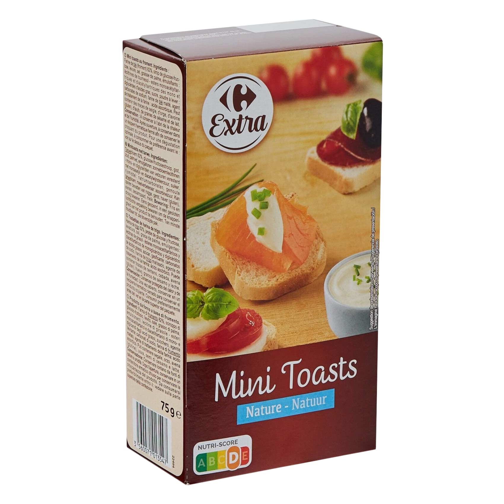 Carrefour Mini Toasts, 75 g