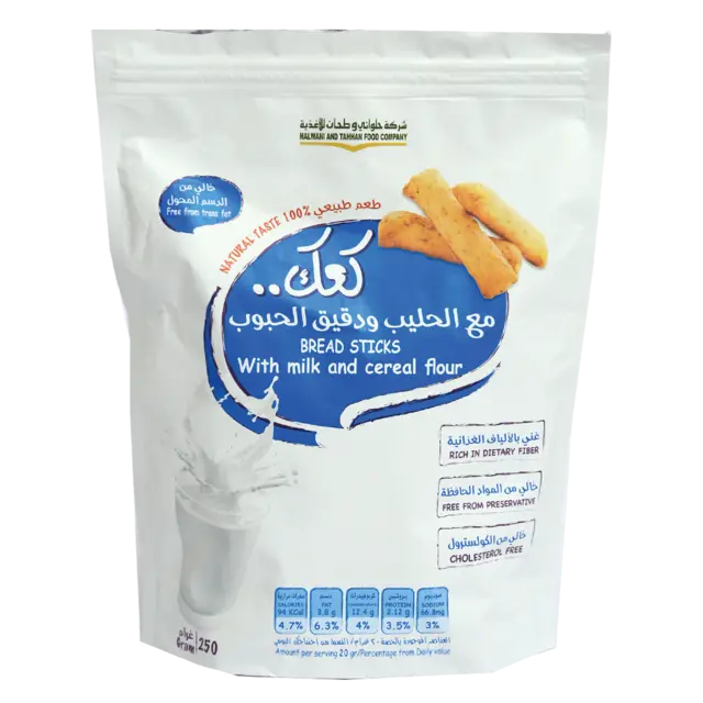 Bread Sticks With Milk & Cereal 250 G