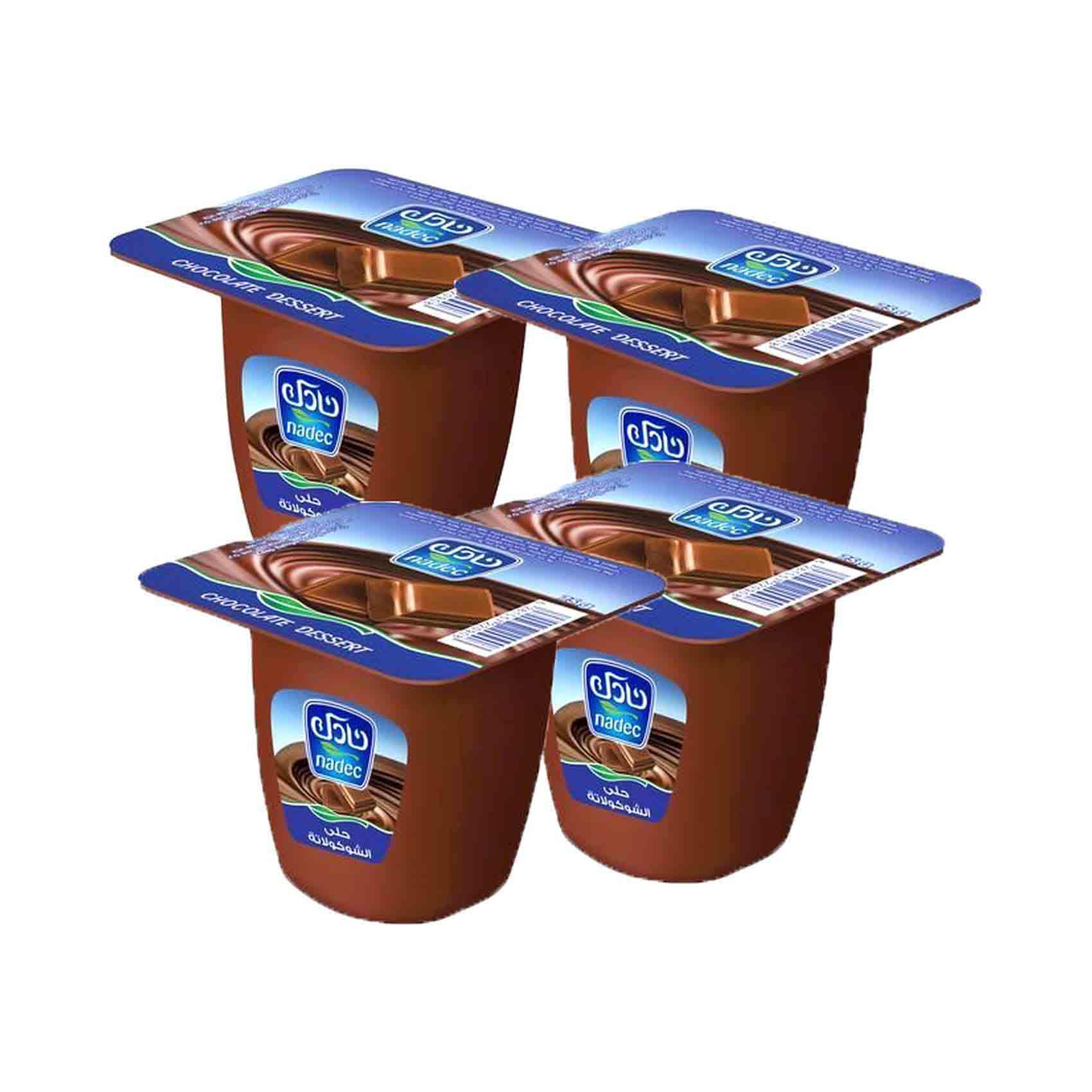 Nadec Chocolate Dessert 75g ×4