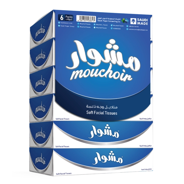 Mouchoir Facial Tissues 6*100Tissue
