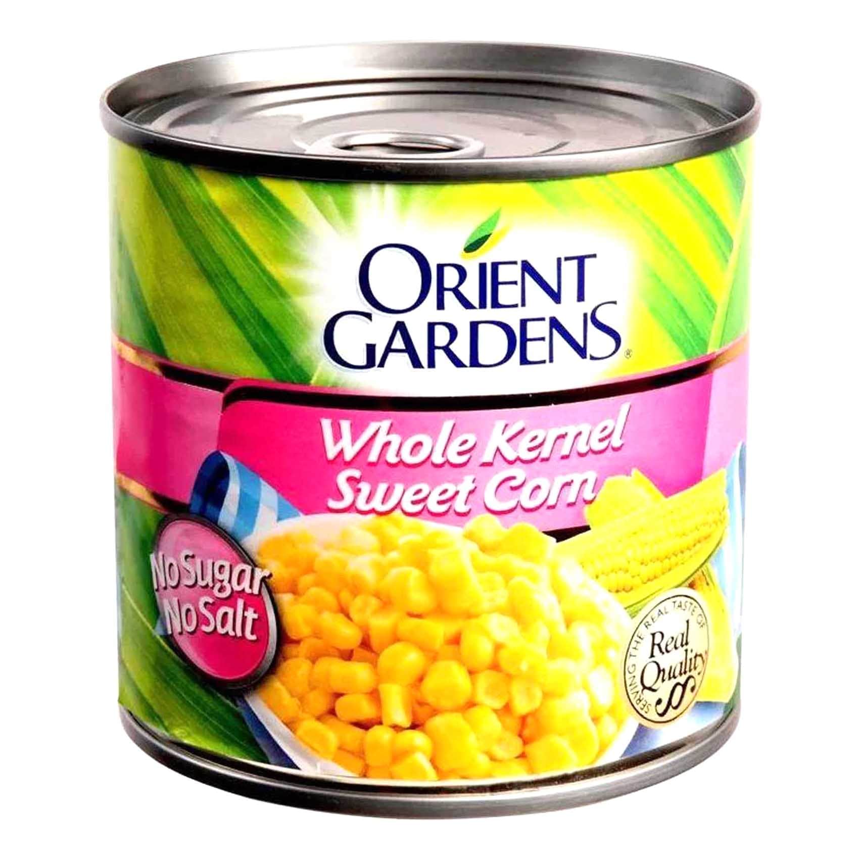 Orient Gardens Whole Kernel Corn No Salt No Sugar 340g