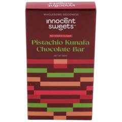Innocent Sweets Pistachio Kunafa Chocolate Bar 100g