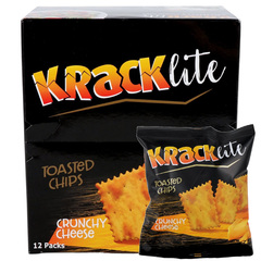 Kracklite Crunchy Cheese Toasted Chips 12 *26g