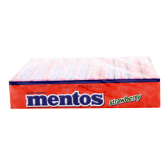 Mentos Strawberry Chewing Gum Sugar Free 20*38g