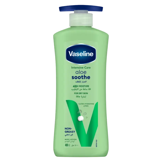 VASELINE Intensive Care Body Lotion, Aloe Soothe, 400ml