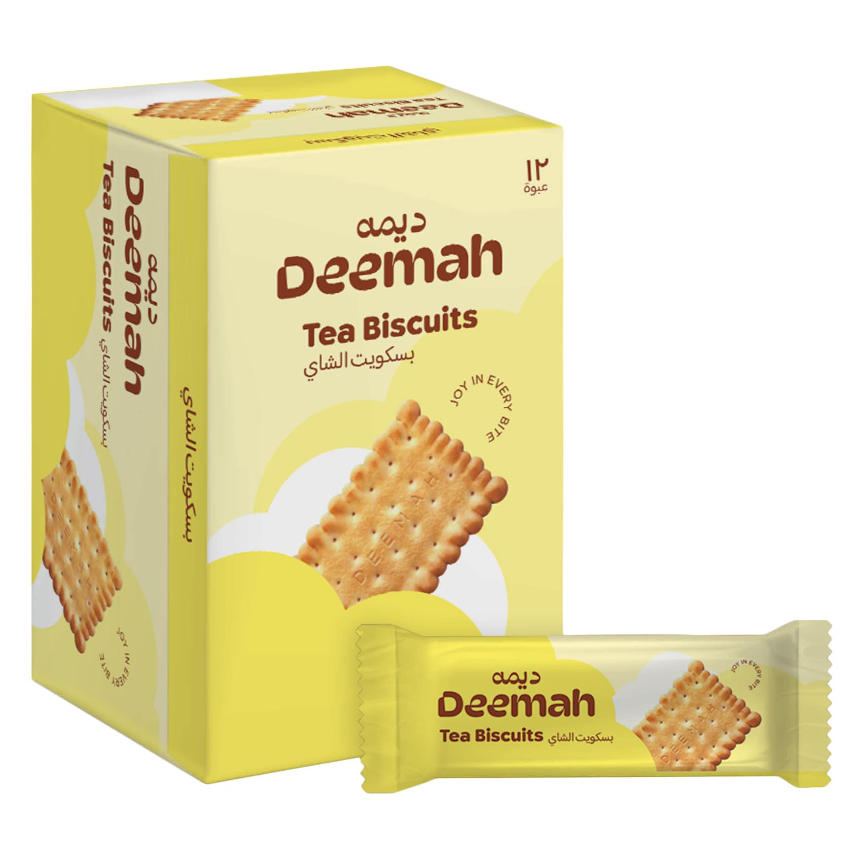 Deemah Tea Biscuits 150g ×12 Pieces