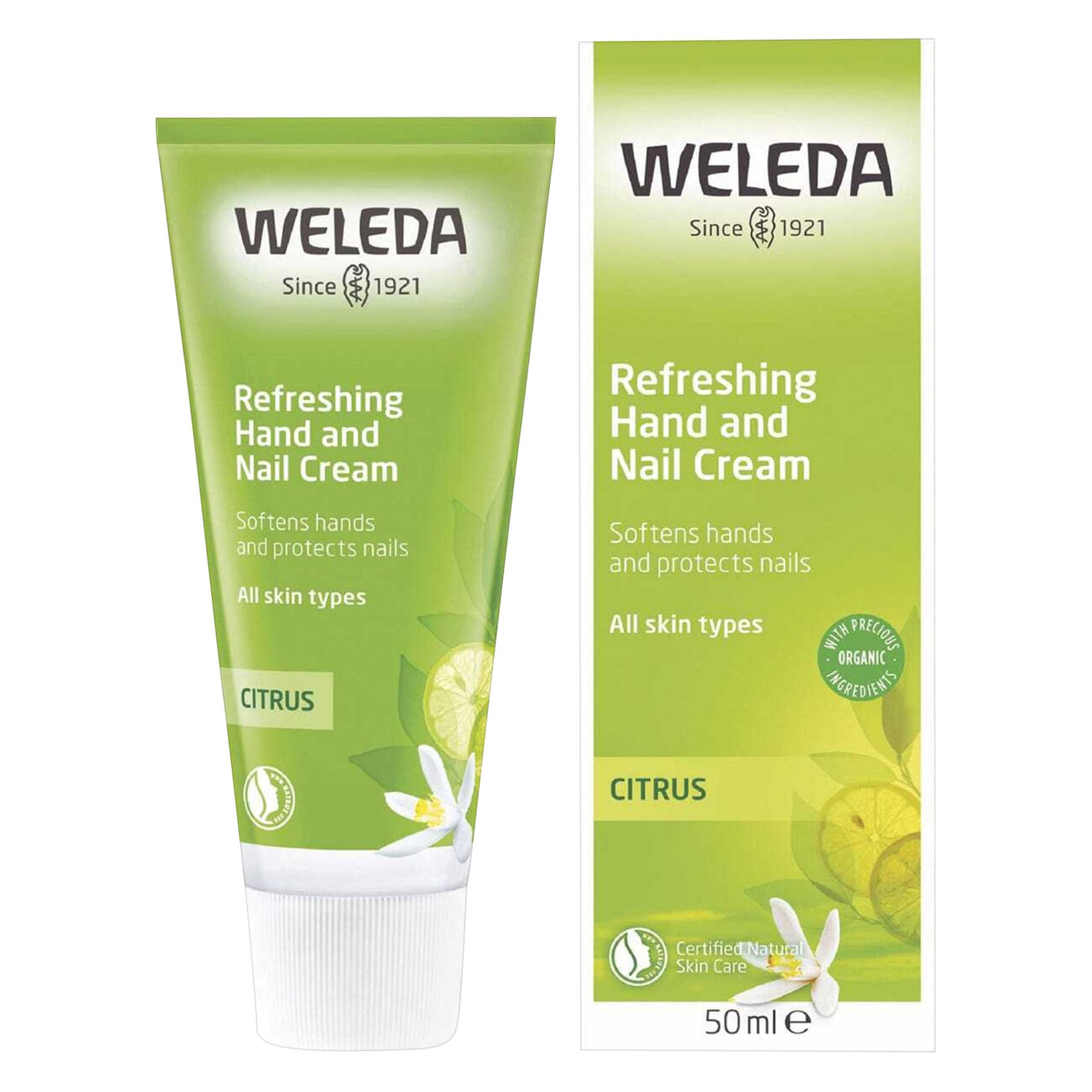 Weleda Citrus Refreshing Hand And Nail Cream 50ml