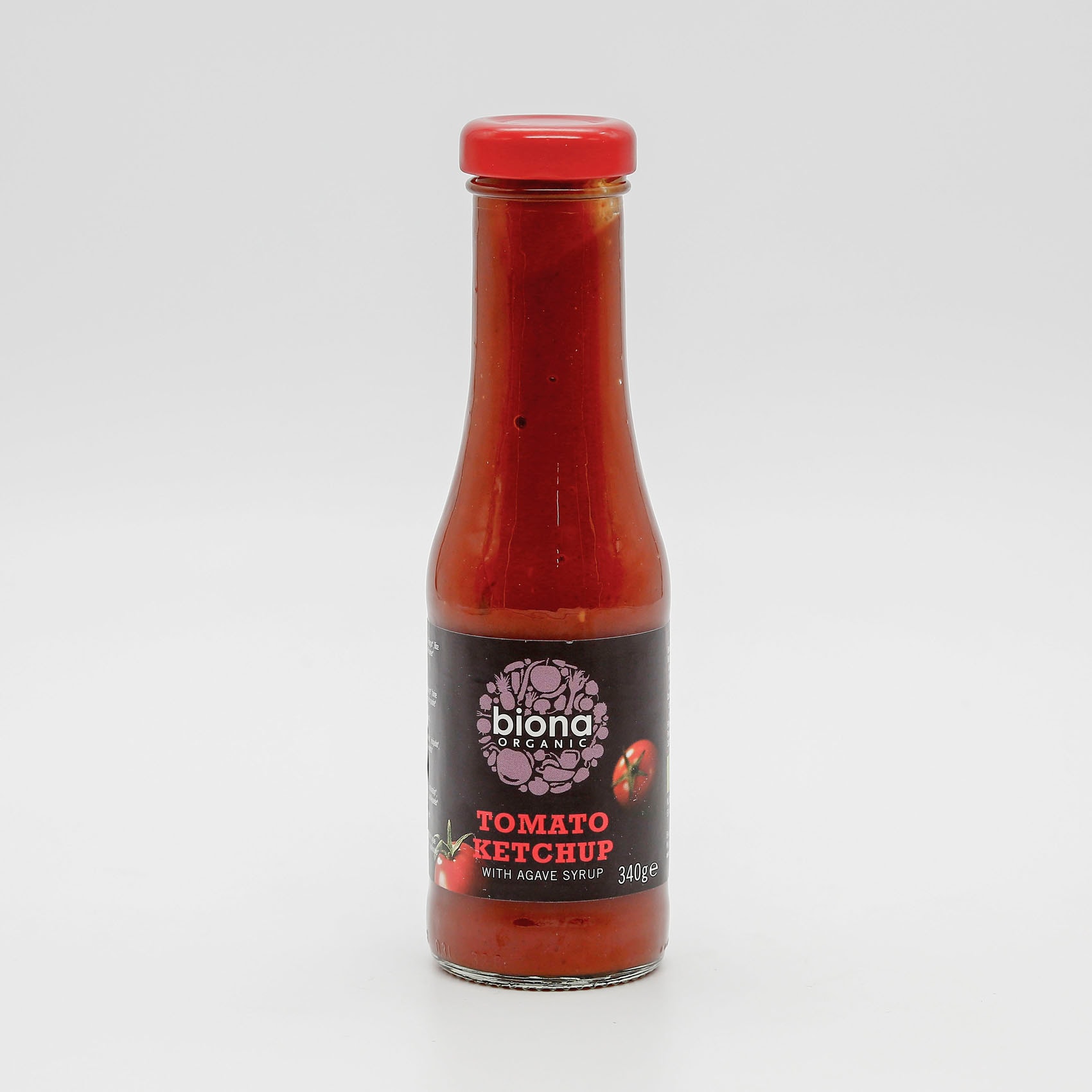 Biona Organic Vegan Tomato Ketchup Sweetened with Agave Syrup 340g