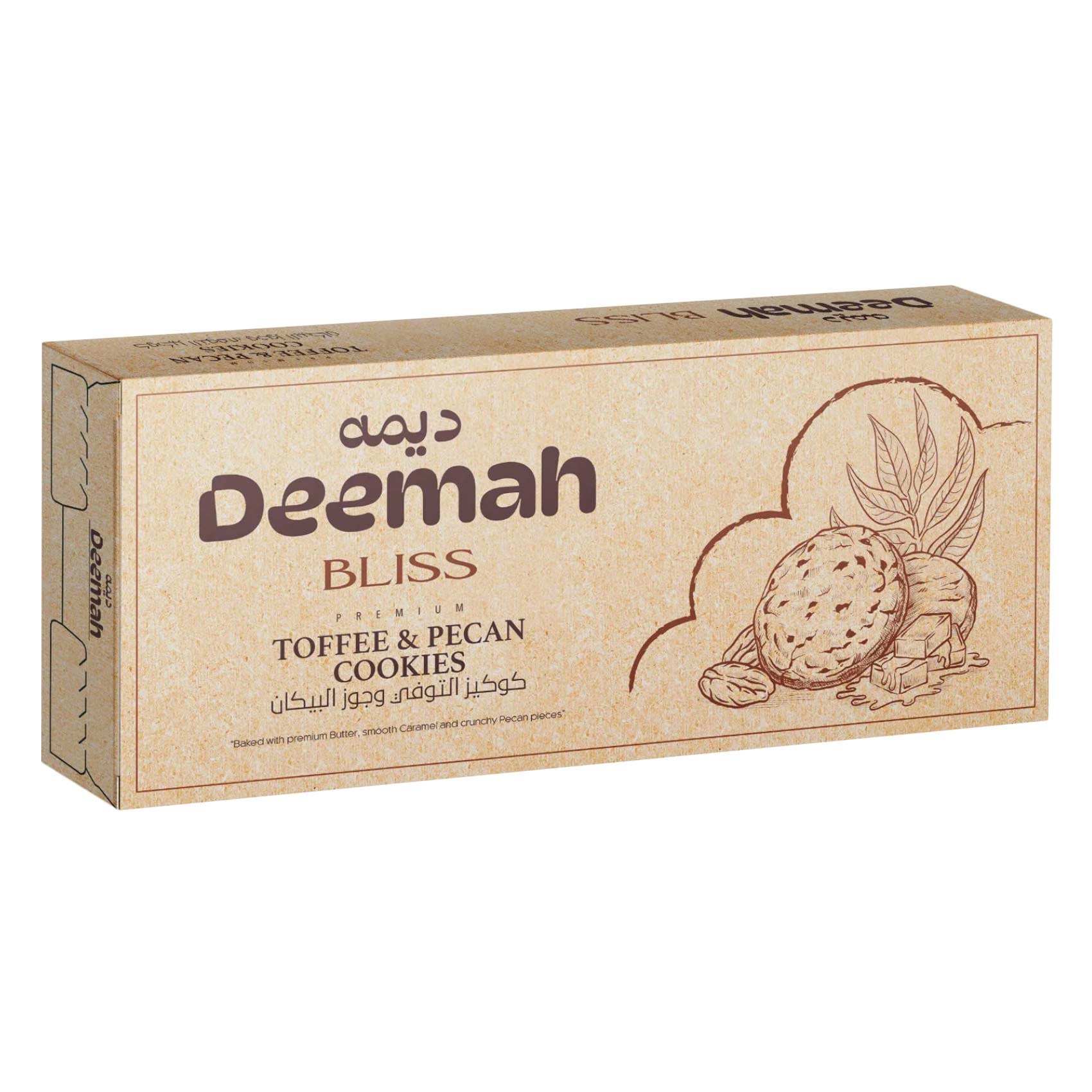 Deemah Toffee & Pecan Cookies – 85 g