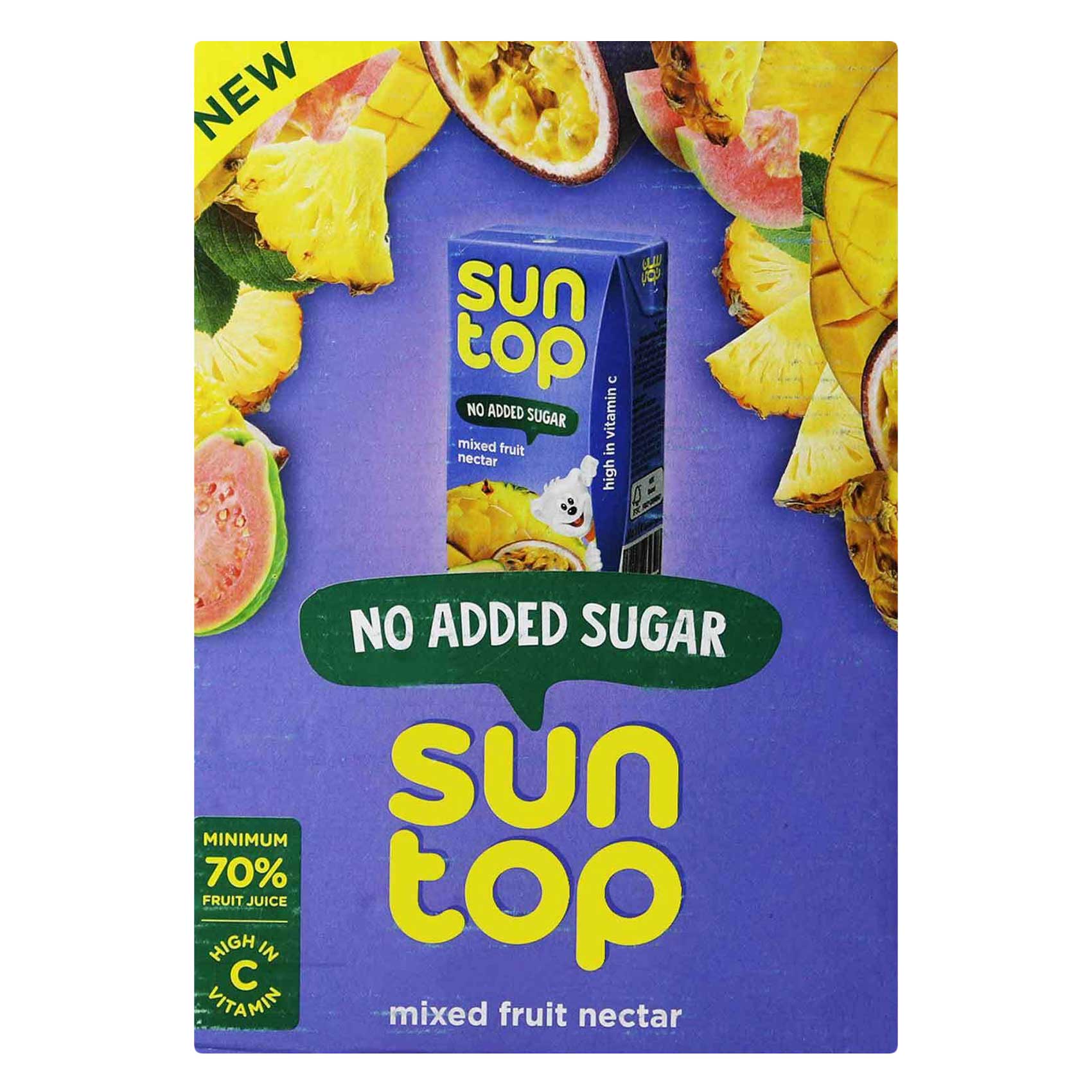 Suntop Mixed Fruits No Added Sugar 125ml× 18