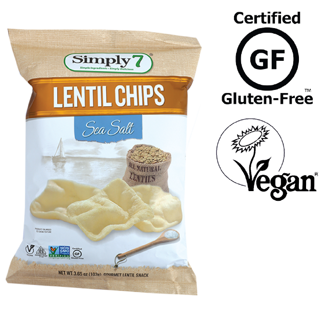 Lentil Chips With Sea Salt
