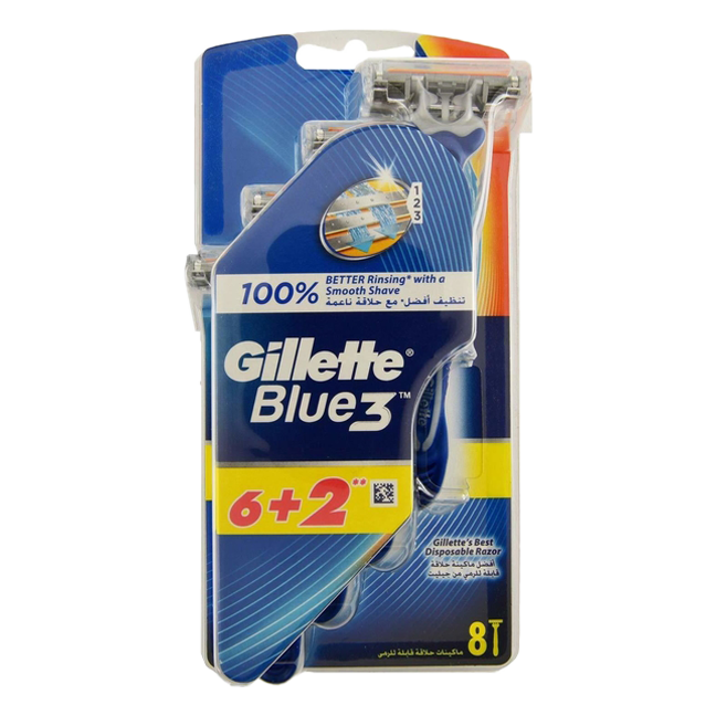Blue 3 Disposable Shaving Razor For Men