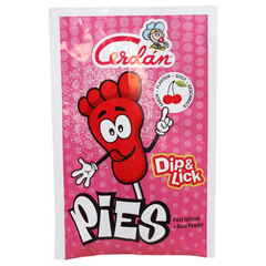 Cerdán Dip & Lick Foot Lollipop Cherry 21g
