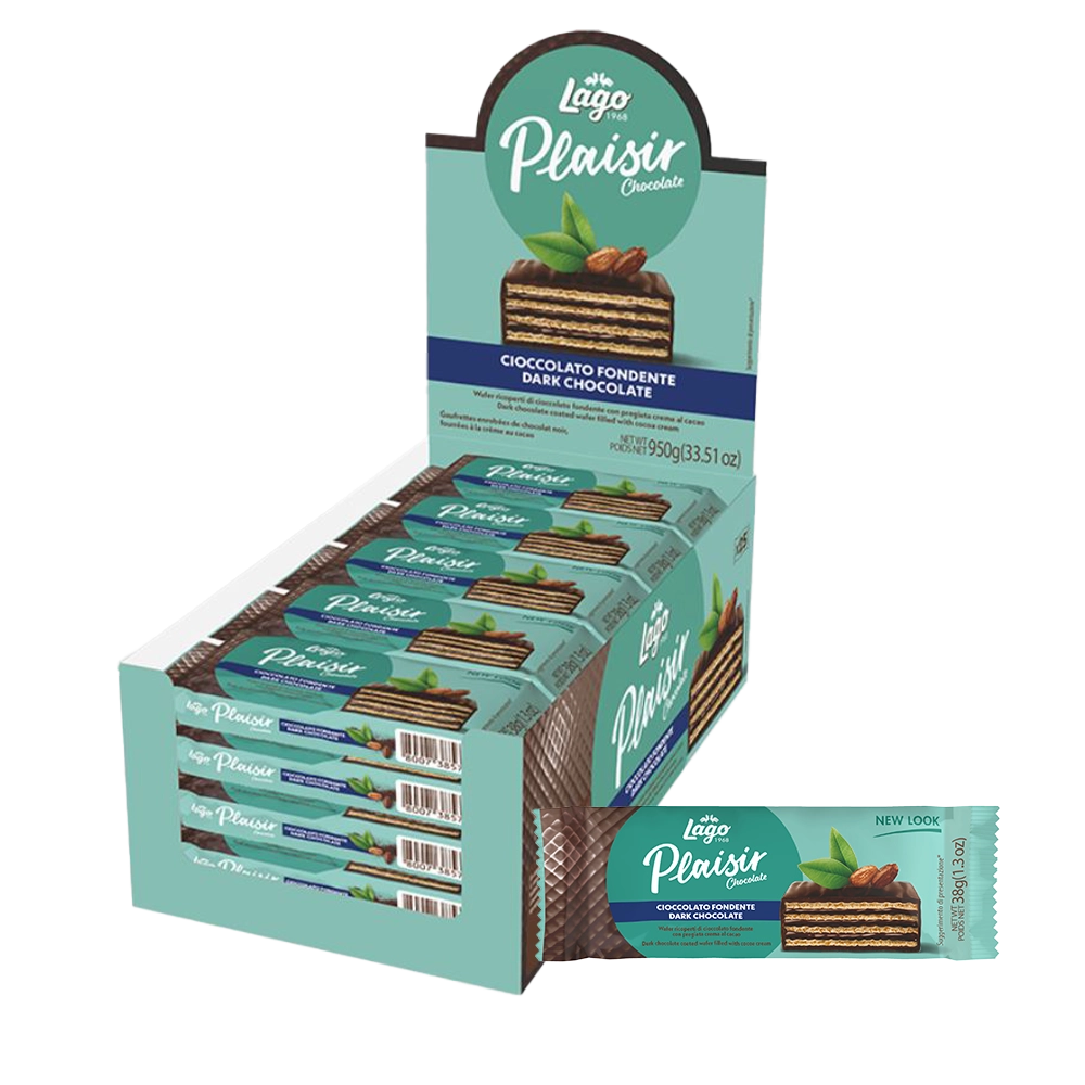 Plaisir Dark Chocolate Wafer-25 X 38 G