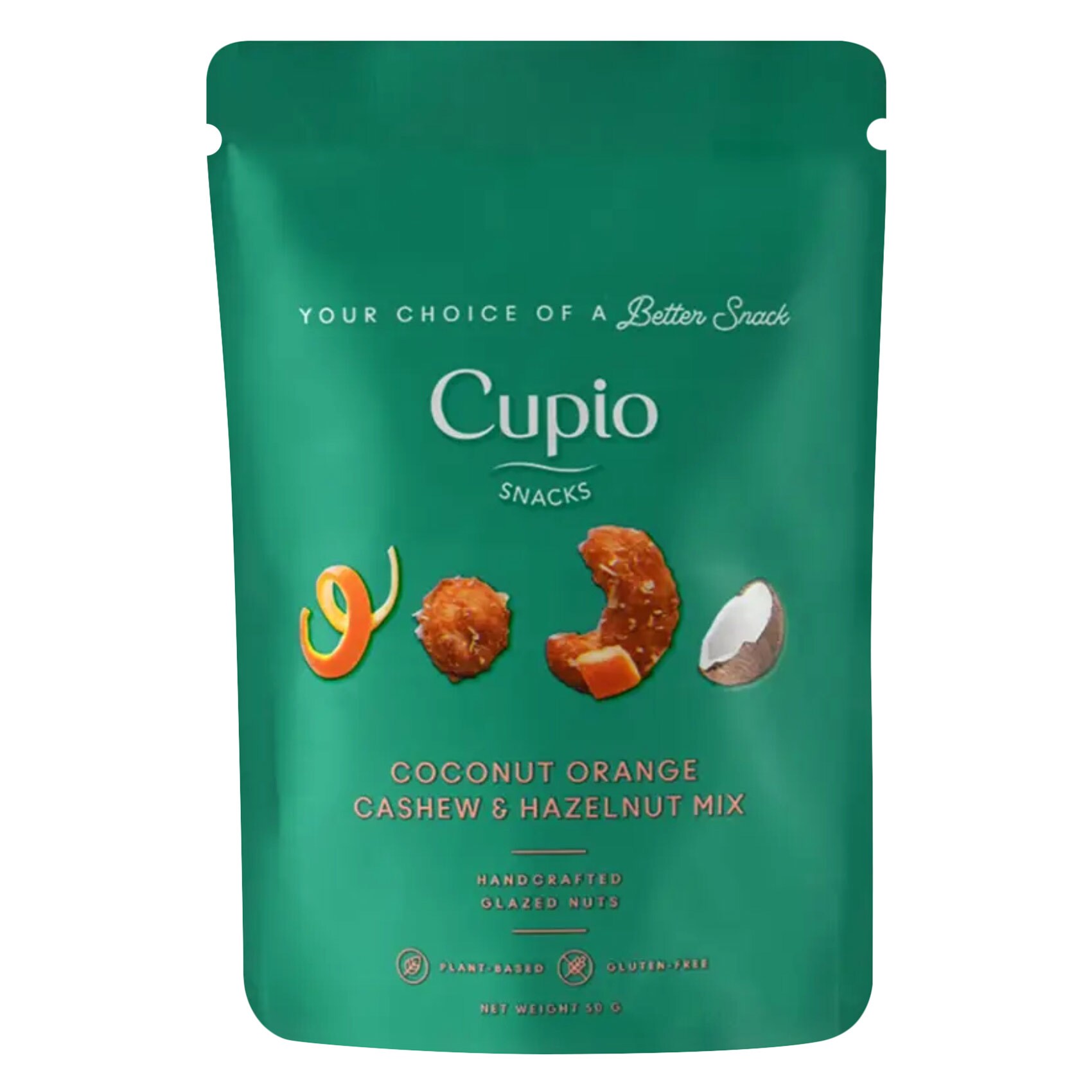 CUPIO COCONUT ORANGE CASHEWHZL 50G